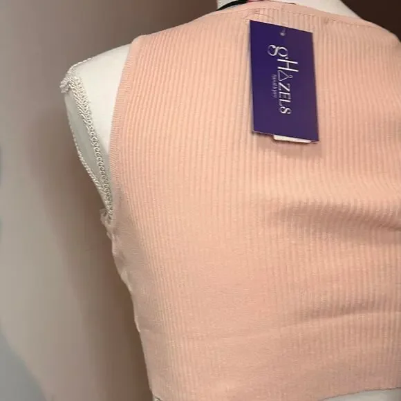 Hera Collection gHazels Boutique Baby Pink Top Size Small Brand New With Tag - Picture 2 of 3